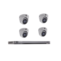 KIT HDTVI HIKVISION 4 DÔMES...